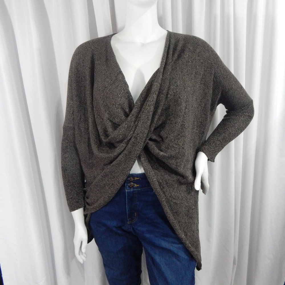 NWOT Long Sleeve Mock Wrap Sweater - Size Small